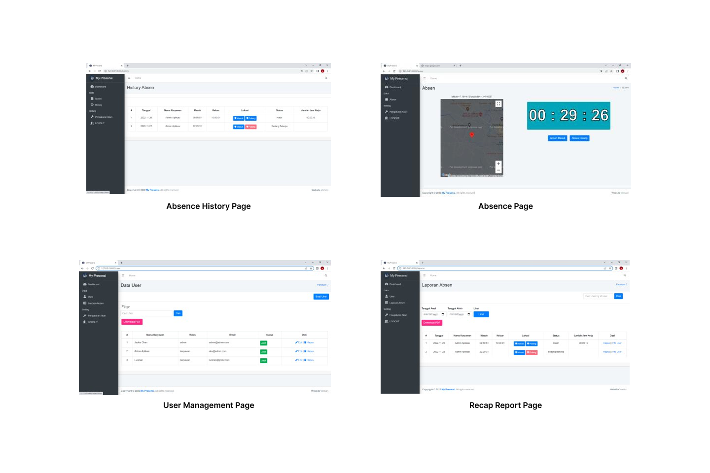Web Dashboard